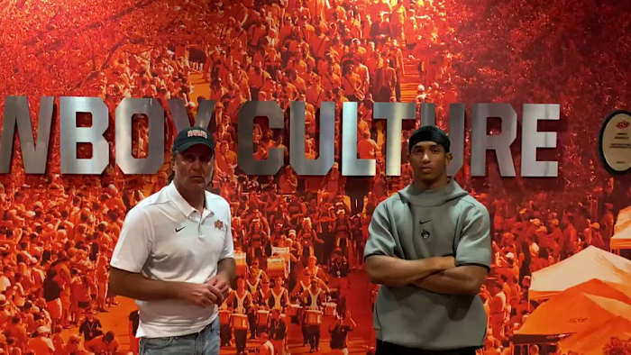 Head coach Mike Gundy and All-American running back Chuba Hubbard spoke after meeting about reaching an understanding.